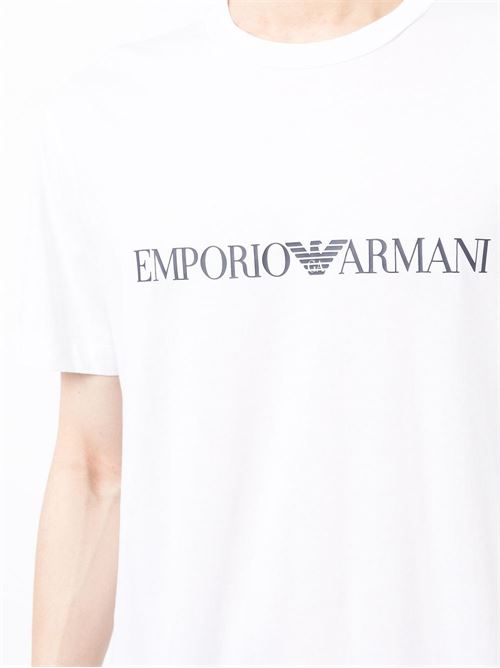 T-shirt uomo con stampa logo EMPORIO ARMANI | 8N1TN51JPZZ0146